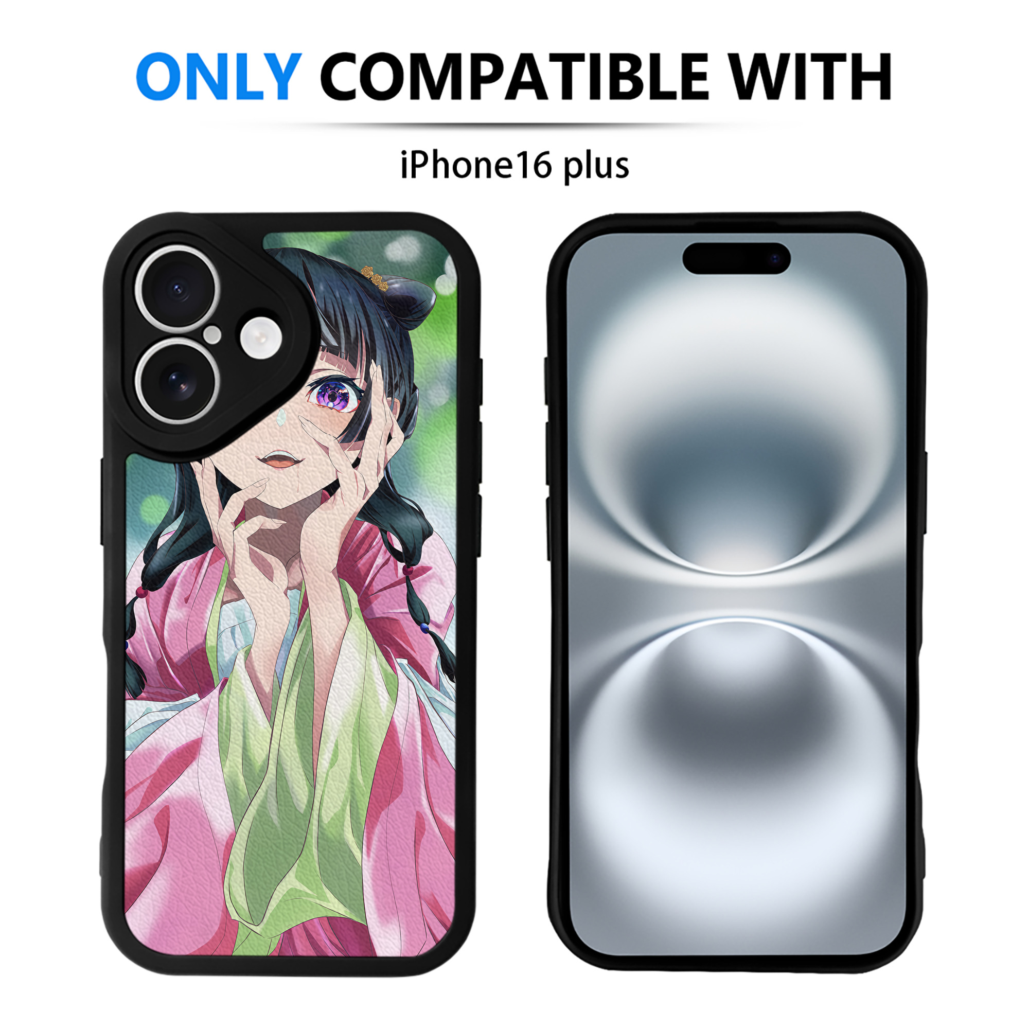 （画像用） 薬屋のひとりごと The Apothecary Diaries 【iPhone 16シリーズ対応】シリコンスマホケース（レザー調） 材質：シリコン